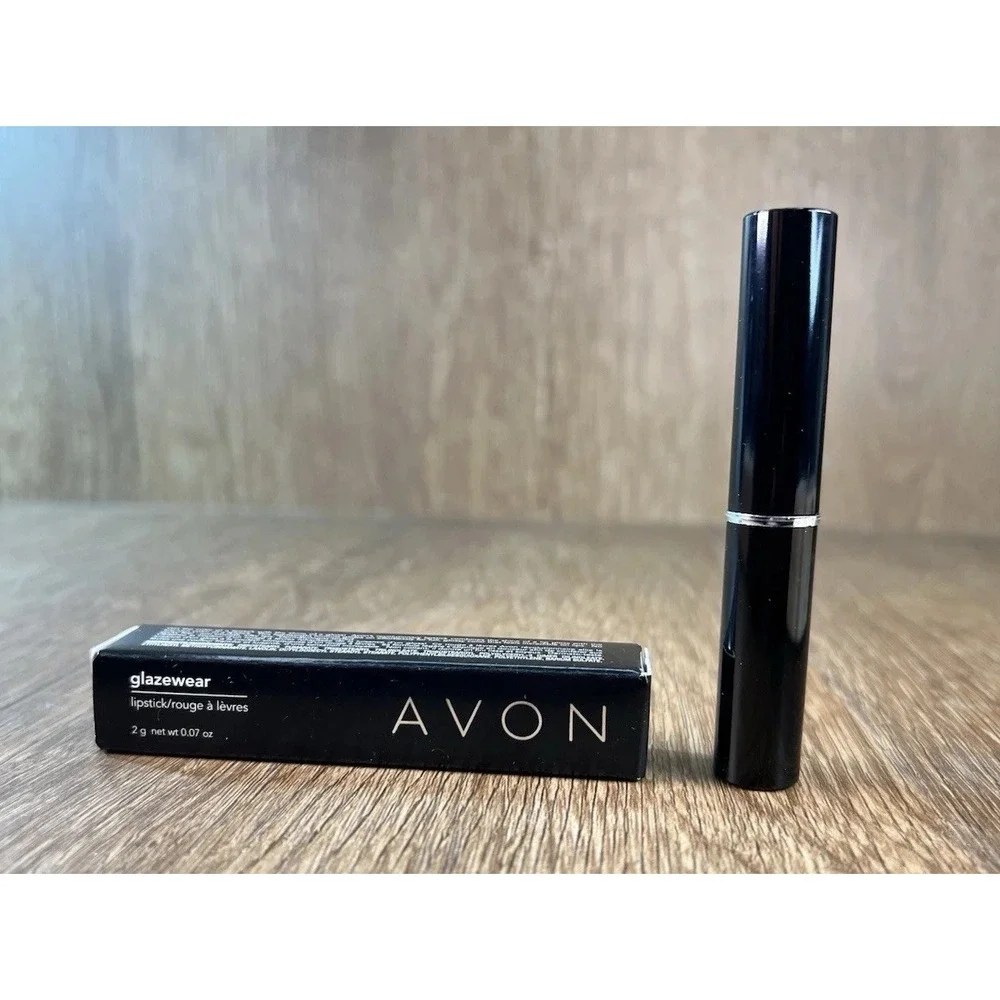 2EA Avon Glazewear Lipstick G585 Coco Rum Discontinued RARE NOS